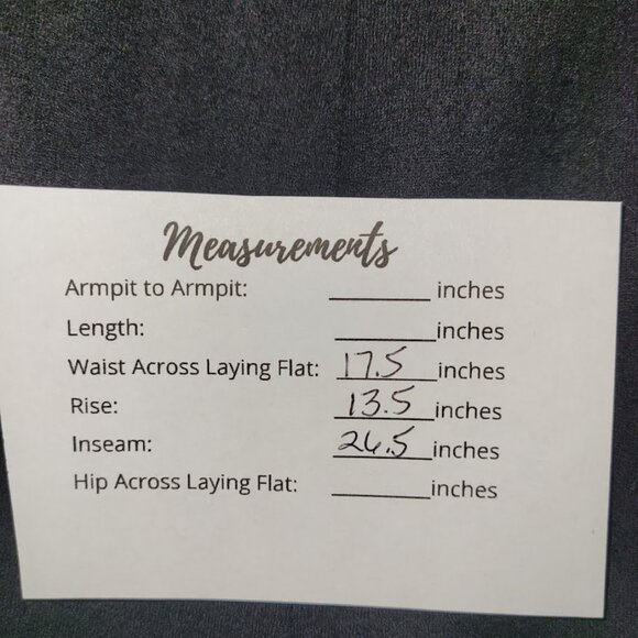 Eileen Fisher Black Wool Straight Leg Pant Elastic Waist 2 Pockets Women's SZ L - Picture 11 of 11